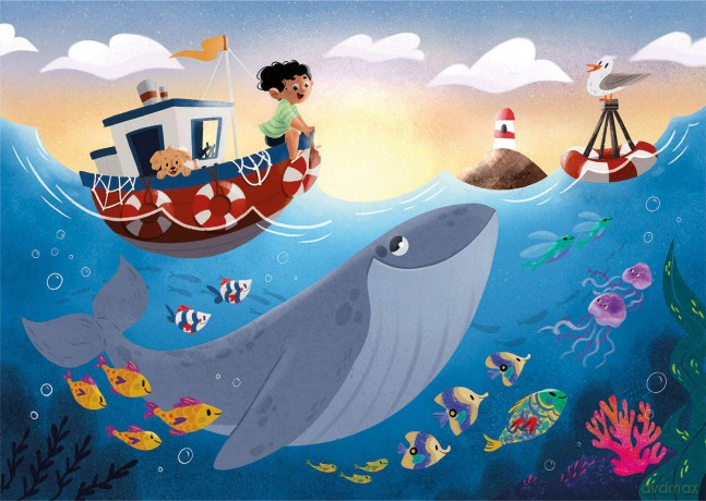 CLEMENTONI 2x20 + 2x60 el. Seaworld Wodny świat [PUZZLE]