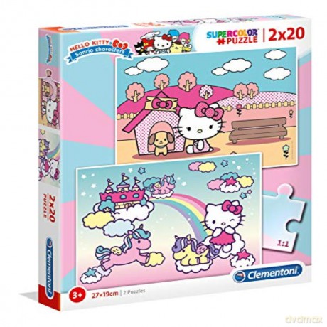 CLEMENTONI 2x20 el. Hello Kitty [PUZZLE]