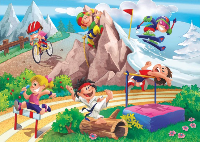 CLEMENTONI 2x20 el. Let's sport [PUZZLE]