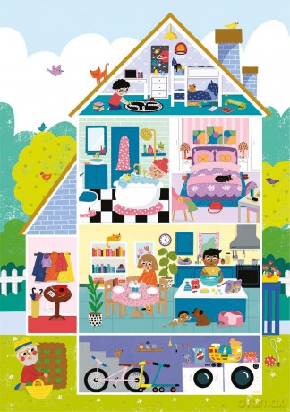 CLEMENTONI 60 el. Home Sweet Home [PUZZLE]