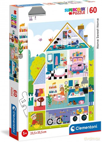 CLEMENTONI 60 el. Home Sweet Home [PUZZLE]