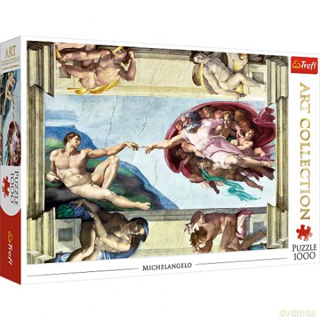 TREFL 1000 el. Art Collection - Stworzenie Adama [PUZZLE]