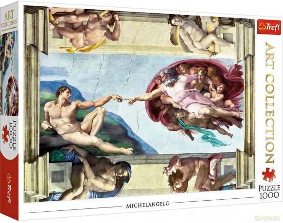 TREFL 1000 el. Art Collection - Stworzenie Adama [PUZZLE]