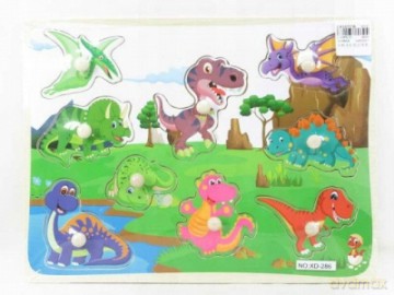 Drewniane Dinozaury