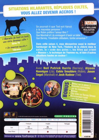 How I Met Your Mother Season 4 (Jak poznałem waszą matkę) [3DVD]
