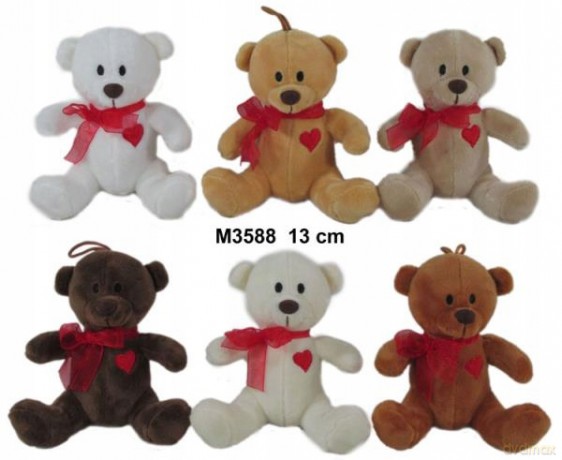 Miś 13 cm 6 kolorów