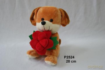 Pies z kwiatkiem 28 cm