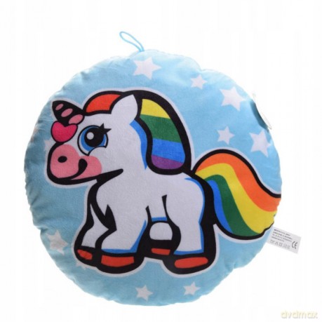 Poduszka jednorożec 3 wzory 2 kolory 30 cm