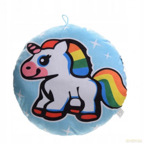 Poduszka jednorożec 3 wzory 2 kolory 30 cm