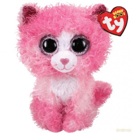 TY BEANIE BOOS Reagan różowy kot 15 cm