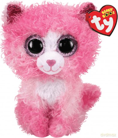 TY BEANIE BOOS Reagan różowy kot 15 cm