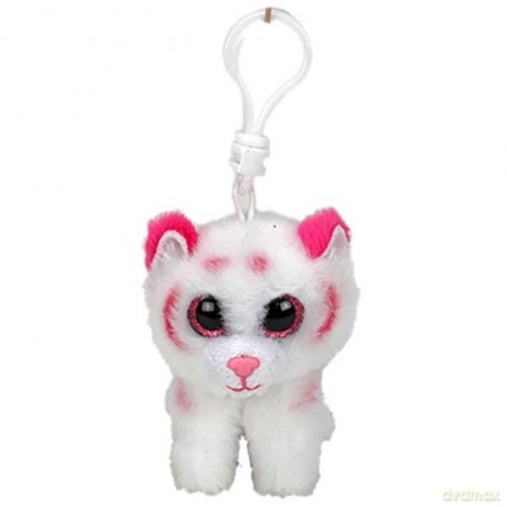 TY BEANIE BOOS Clip Tabor różowo-biały tygrys 8,5 cm