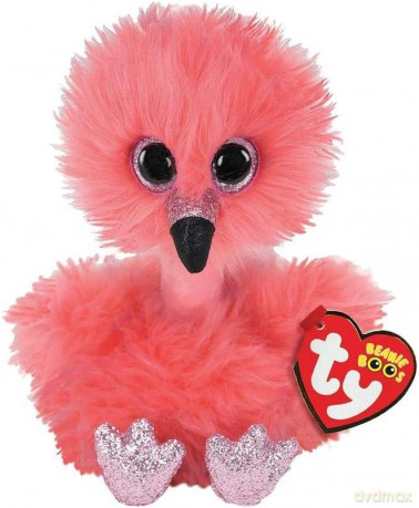 TY BEANIE BOOS Franny flaming z długą szyją 15 cm