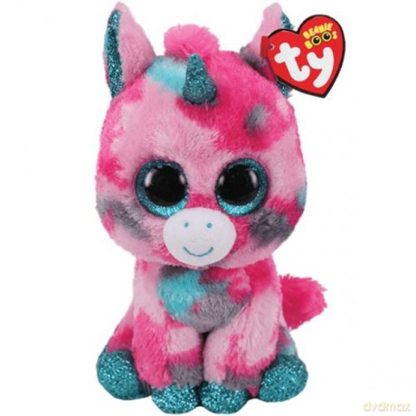 TY BEANIE BOOS Gumball różowo-niebieski jednorożec 24 cm