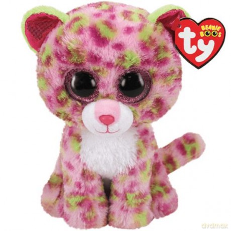 TY BEANIE BOOS Lainey różowy leopard 24 cm
