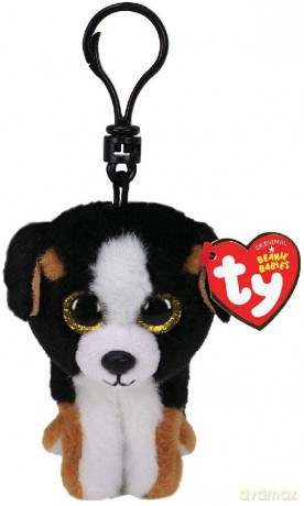 TY BEANIE BOOS Roscoe berniński pies pasterski 8,5 cm Clip