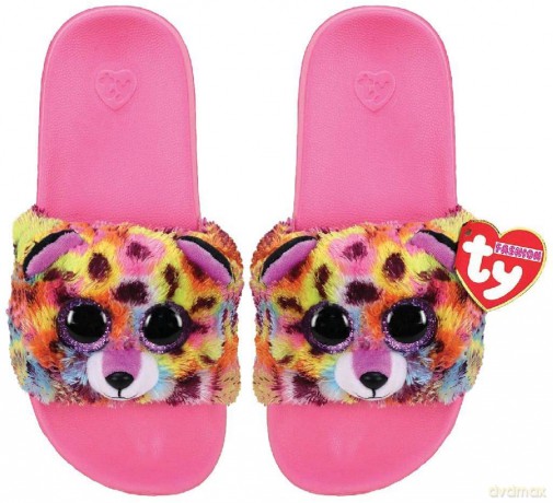 TY FASHION Kapcie GISELLE - lampart rozmiar S (28-31)
