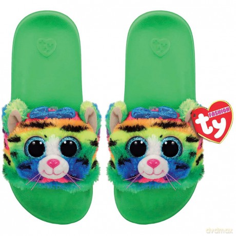 TY FASHION Kapcie TIGERLY - kot rozmiar L (36-38)