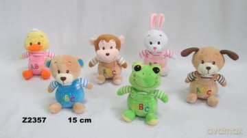 Zwierzęta A B C 15 cm 6 wzorów