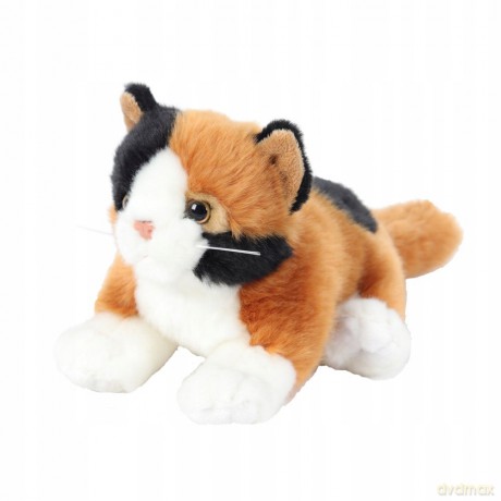 Kot leżący brązowy 30 cm BEPPE