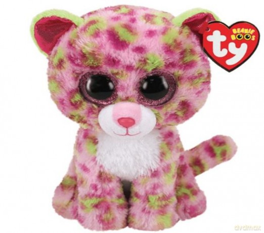 TY BEANIE BOOS Lainey różowy leopard 15 cm
