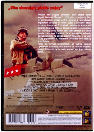 Patton (polski lektor) [DVD]