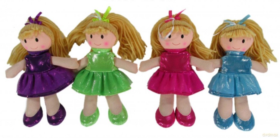 Lalka szmacianka 4 wzory 20 cm