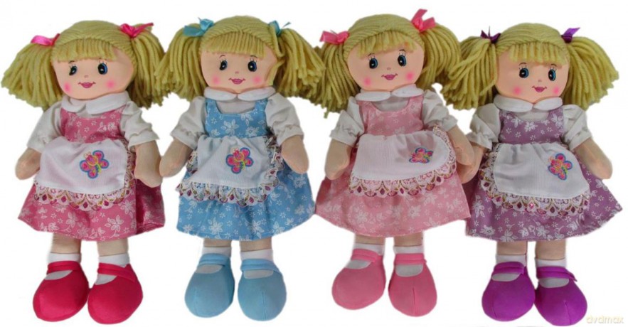 Lalka szmacianka 40 cm 4 wzory