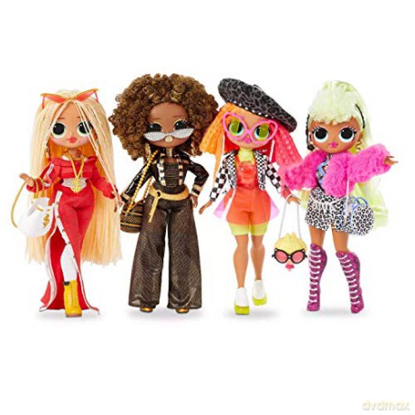 LOL Surprise! OMG 4-pak Lalki Swag Diva Neonlicious Royal