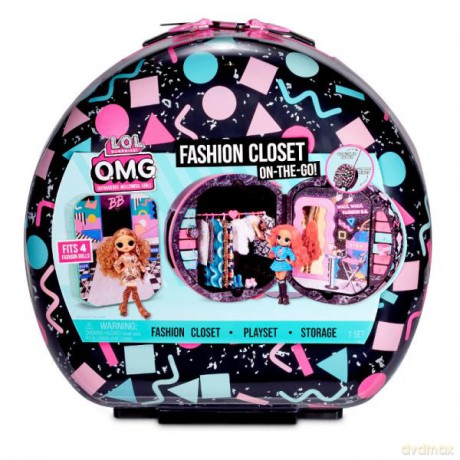 LOL Surprise! OMG Walizka podróżna Szafa Fashion Closet On-The-Go