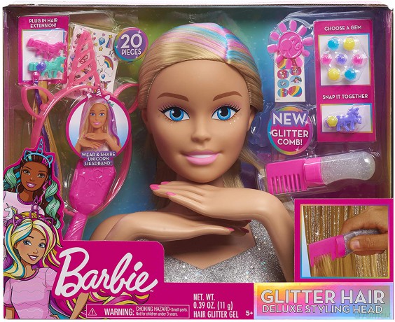 PROMO Barbie Deluxe głowa do stylizacji