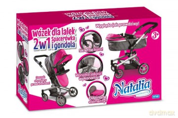 Wózek dla lalek Natalia 2w1
