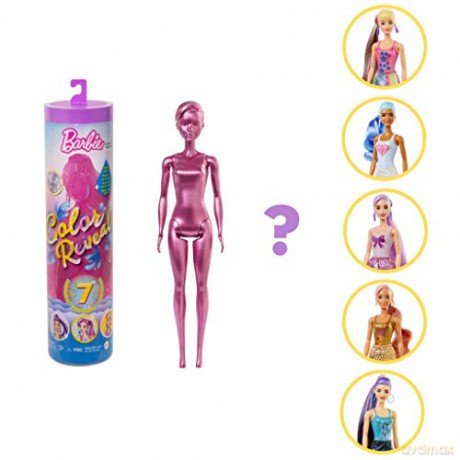 Barbie Lalka Brokatowa niespodzianka MATTEL