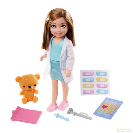 Barbie Lalka Chelsea Kariera Lekarka MATTEL