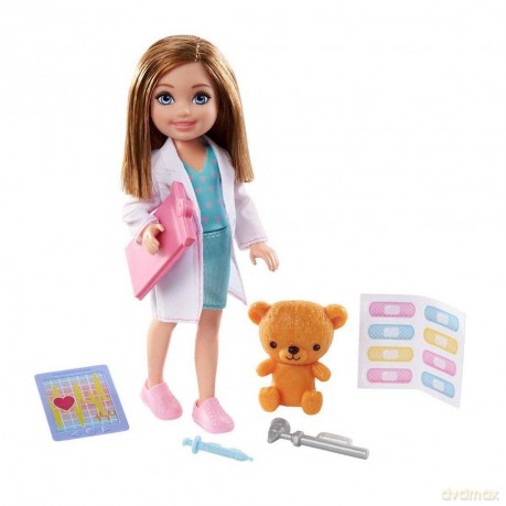 Barbie Lalka Chelsea Kariera Lekarka MATTEL