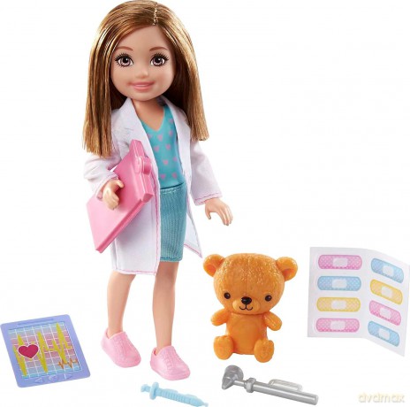 Barbie Lalka Chelsea Kariera Lekarka MATTEL