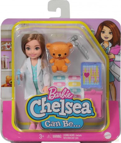 Barbie Lalka Chelsea Kariera Lekarka MATTEL