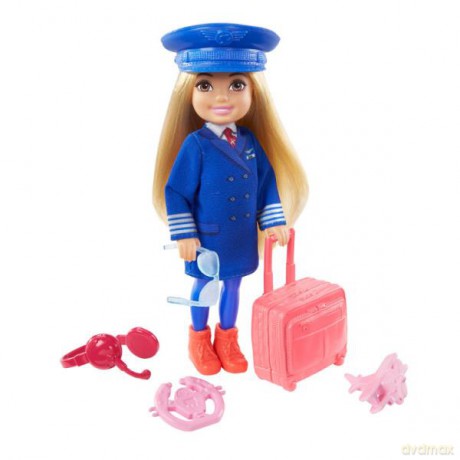 Barbie Lalka Chelsea Kariera Pilotka MATTEL
