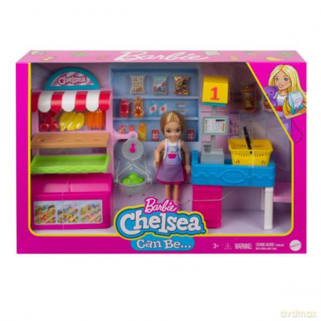 Barbie Lalka Chelsea Sklepik zestaw MATTEL