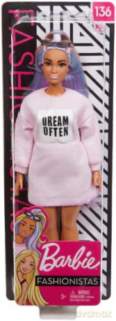 Barbie Lalka Fashionistas MATTEL