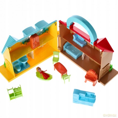 Domek dla lalek + akcesoria 37x25x8 cm