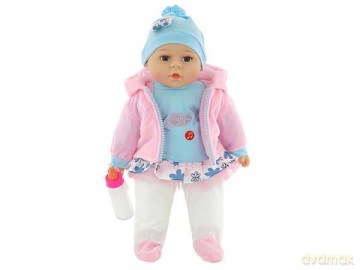 Lalka bobas 35 cm z dźwiękiem ADAR