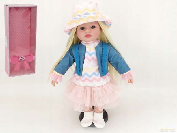 Lalka stylowa 45 cm w letniej sukience w pudełku ADAR