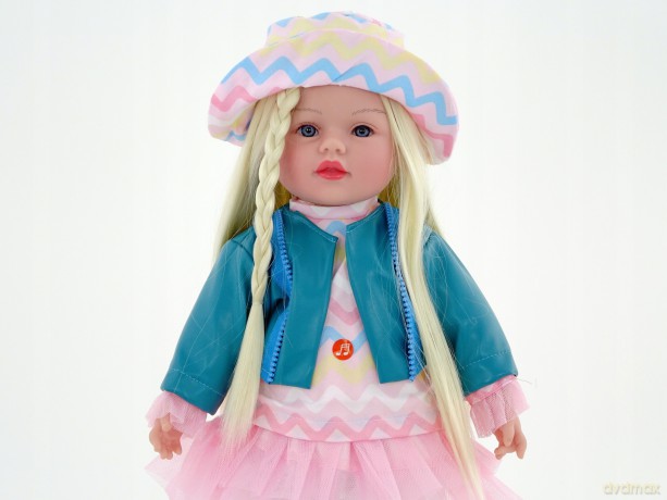 Lalka stylowa 45 cm w letniej sukience w pudełku ADAR