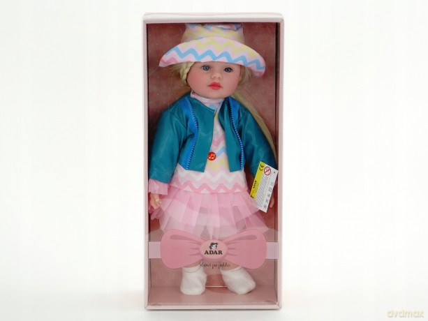 Lalka stylowa 45 cm w letniej sukience w pudełku ADAR