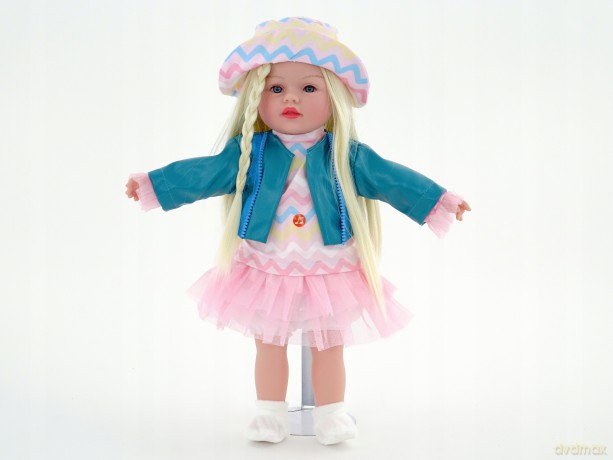 Lalka stylowa 45 cm w letniej sukience w pudełku ADAR