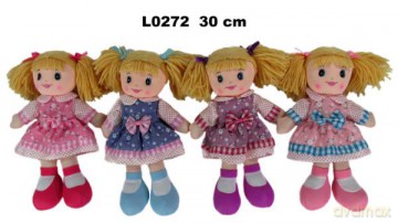 Lalka szmacianka 4 wzory 30 cm