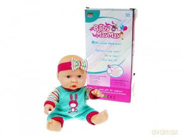 Lalka winylowa 24 cm 6-dźwięków 3 wzory