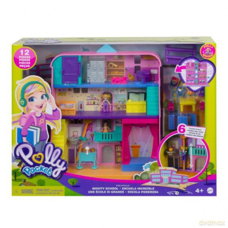 Polly Pocket Pollyville Szkoła zestaw MATTEL