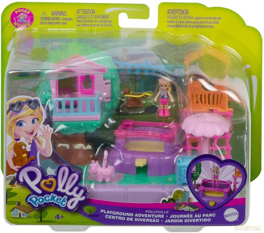 Polly Pocket Wakacyjny zestaw Przygoda na placu zabaw MATTEL